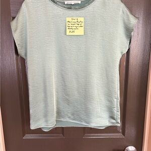 MELISSA NEPTON Light Sage Short Sleeve Tee